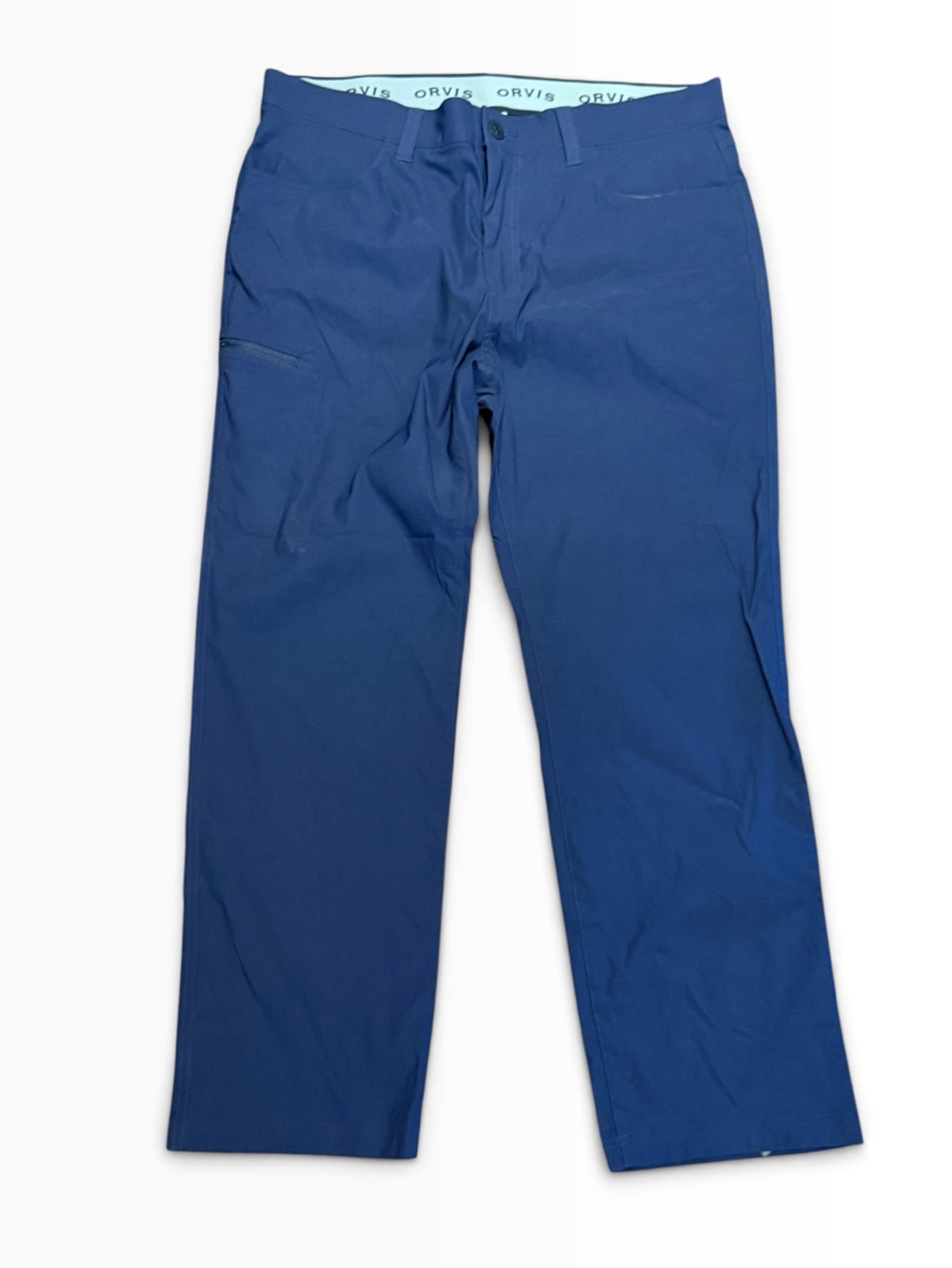 Orvis Men’s 36 x 30 Navy Blue Nylon Dress Pants
